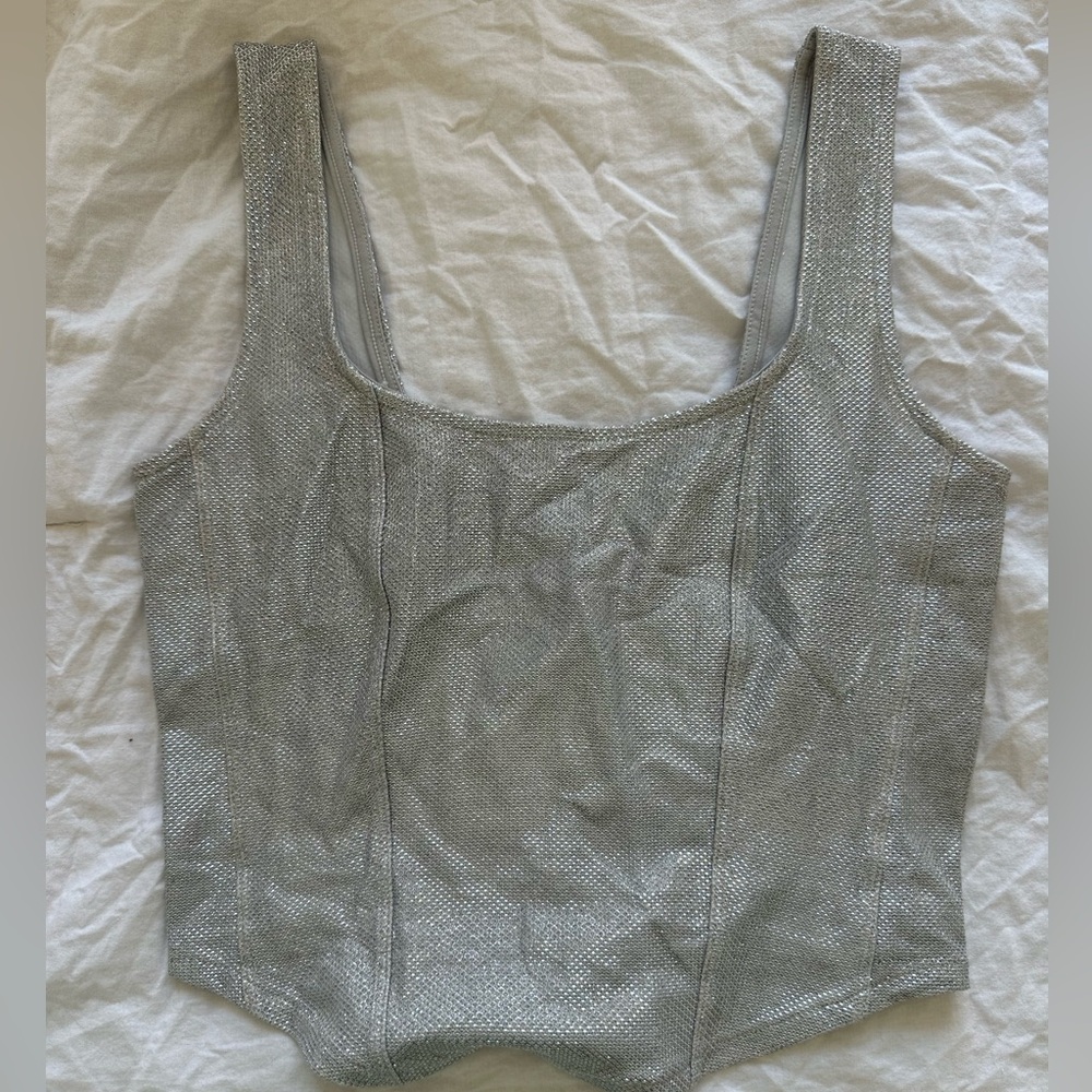 sparkly h&m tank